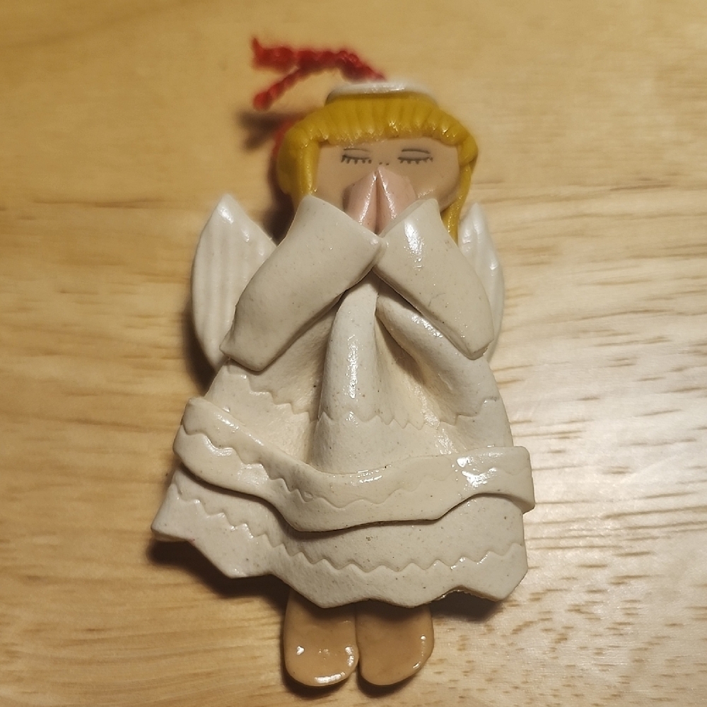 Camari Bread Dough Angel Figurine